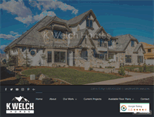 Tablet Screenshot of kwelchhomes.com